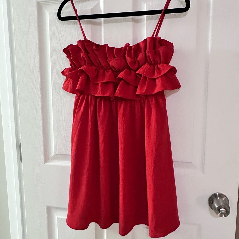 Sienna Sky Vibrant Red Garment